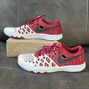 Nike Metcon 1 Men's Size 11.5 Red White Training Shoes 844102-600 EUC